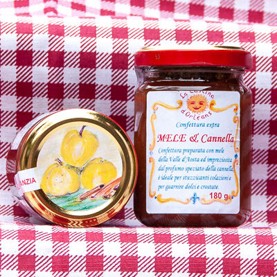 Confettura di mele e cannella - La Cascina d'Orléans - Agriturismo in Valle d'Aosta